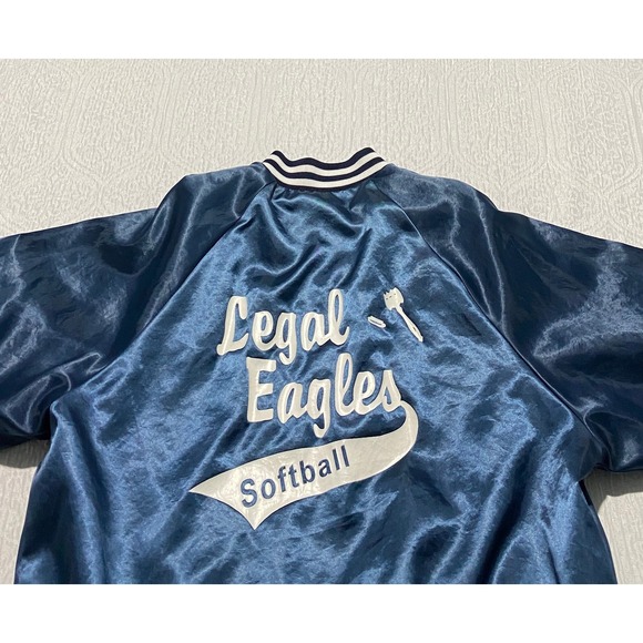 USA Cardinal Bomber Jacket‎ L 1996 Softball Champions Mt Prospect Park District - Picture 4 of 12